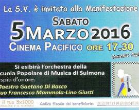 SULMONA SOLIDALE: IL 5 MARZO GRAN GALA’ IN FAVORE DELL’ASEO
