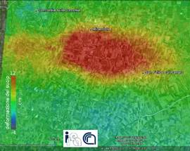 EMILIA: IMMAGINI DAL SATELLITE, IL SUOLO SI E’ ALZATO DI 12 CENTIMETRI