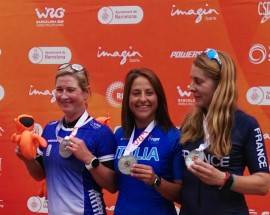 PATTINAGGIO: BIONDI E ASSESSORE SPORT SI CONGRATULANO CON CAMPIONESSA SUMELI