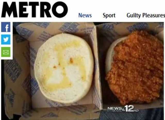 SVASTICA NEL PANINO DEL MCDONALD’S: DIPENDENTE LICENZIATO