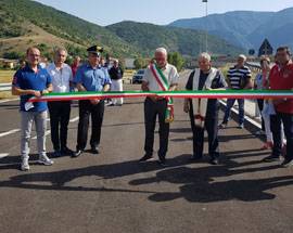 STRADA AVEZZANO-SORA: INAUGURATO LO SVINCOLO DI CAPISTRELLO