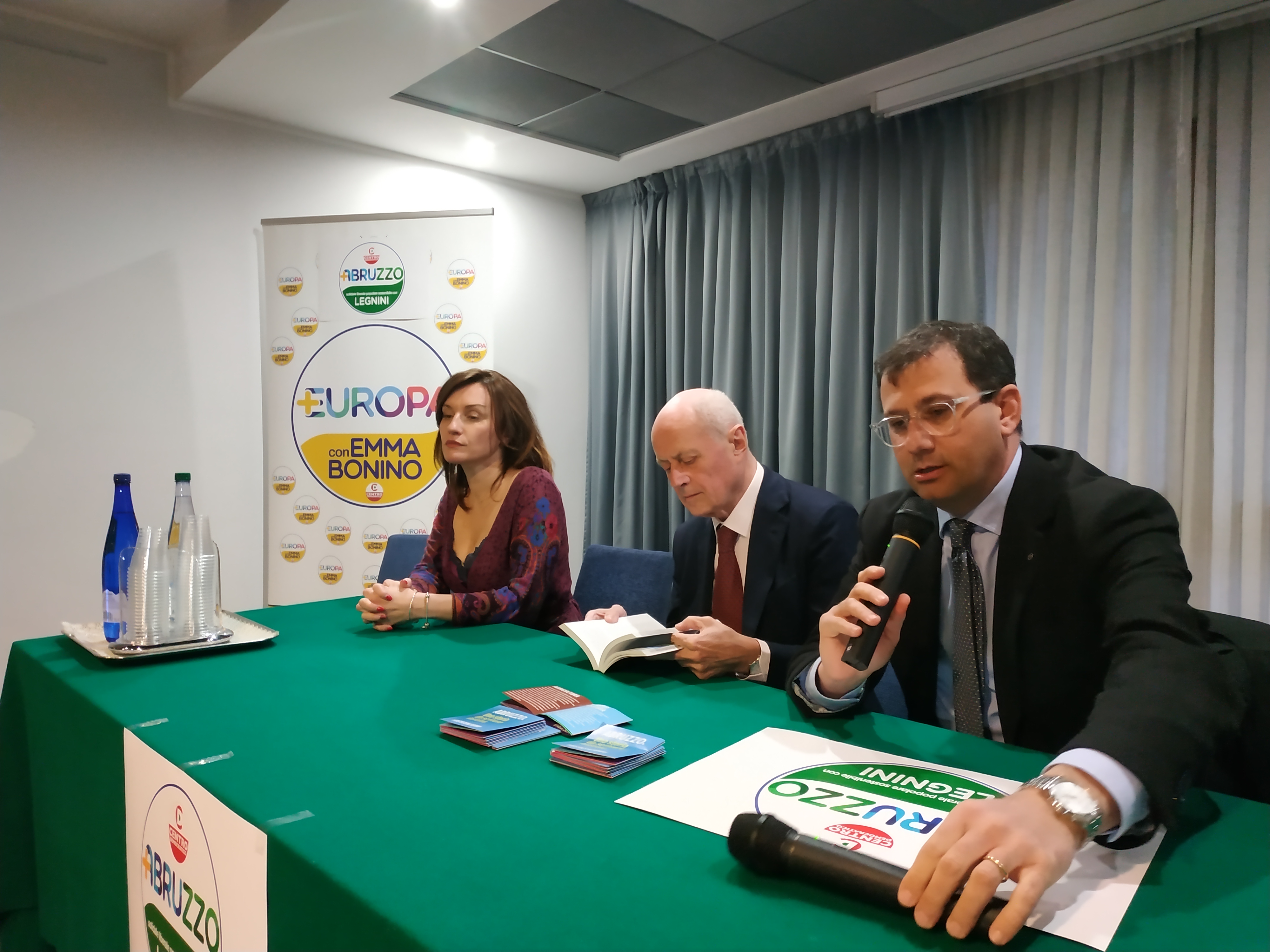 REGIONALI: TABACCI PRESENTA +ABRUZZO, ”LEGNINI APRE PROSPETTIVE, SALVINI E DI MAIO SOLO SUI SOCIAL”