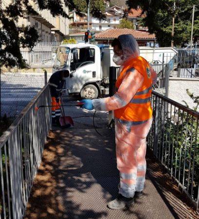 CORONAVIRUS: A TAGLIACOZZO IGIENIZZAZIONE STRADE CAPOLUOGO E FRAZIONI