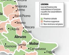 SPENDING REVIEW: TESTA E MASCIA, ”IN ABRUZZO DUE PROVINCE”