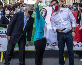 ROMA: CENTRODESTRA IN PIAZZA CONTRO IL GOVERNO ”IL DISAGIO E’ REALE”