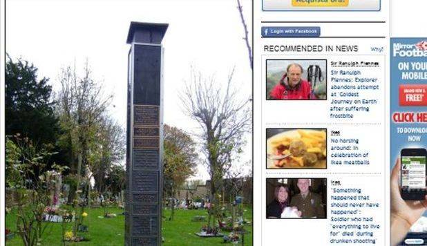 FAN SCOPRONO TARGA IN UN CIMITERO, FORSE DI FREDDIE MERCURY