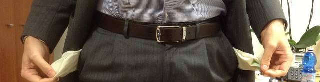REGIONE: GIUNTA CON LE TASCHE VUOTE! NON C’E’ UN EURO, SI SPERA NELLA RIA