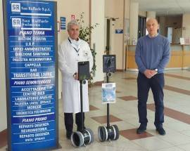CORONAVIRUS: AL SAN RAFFAELE DI SULMONA IL TELEPRESENCE PER RIDURRE LE DISTANZE TRA PAZIENTI E PARENTI