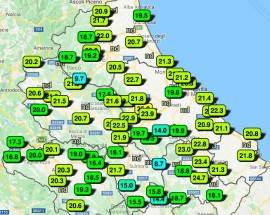 METEO ABRUZZO: TEMPERATURE SOPRA LA MEDIA, ZERO TERMICO A 4MILA METRI