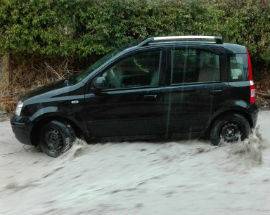 MALTEMPO, ALL’AQUILA ALLAGAMENTI IN CITTA’ E DISAGI AD ARISCHIA