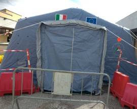 CORONAVIRUS: 309 TENDE PER CONTROLLI DAVANTI AGLI OSPEDALI