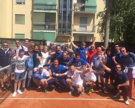 IL TENNIS AQUILANO CONQUISTA LA SERIE A2 CIRCOLO ”PEPPE VERNA” FA FUORI IL TREVIGLIO
