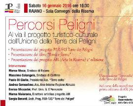 RAIANO: SABATO 16 GENNAIO IL CONVEGNO ”TERRE DEI PELIGNI”