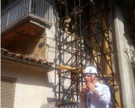 TERREMOTO: VALLE CASTELLANA, AL VIA MESSA IN SICUREZZA EDIFICI PERICOLANTI