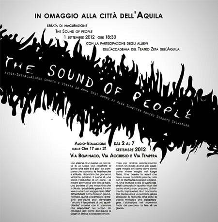 L’AQUILA:  CON ”THE SOUND OF PEOPLE” TORNANO I SUONI DELLA CITTA’