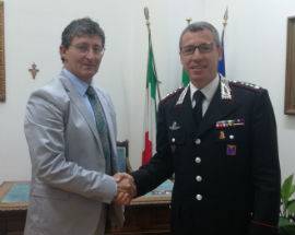 L’AQUILA: TINARI RICEVE NUOVO COMANDANTE CARABINIERI SANTANTONIO