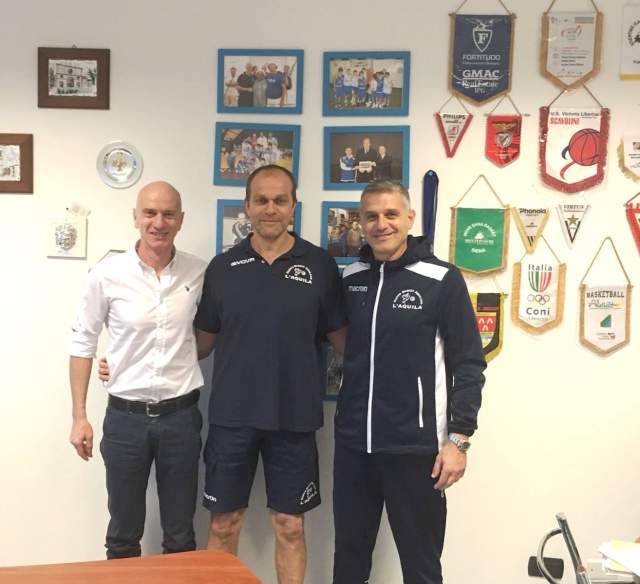 IL NUOVO BASKET AQUILANO CONFERMA IL COACH TITTI STAMA PER IL CAMPIONATO DI SERIE C 2017-2018