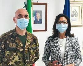 PREFETTO L’AQUILA INCONTRA GENERALE ARGIOLAS DEL RAGGRUPPAMENTO STRADE SICURE