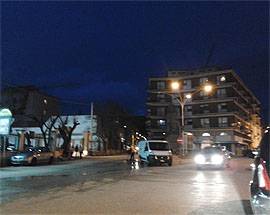 L’AQUILA: LAVORI IN CORSO AL TORRIONE, STRADA INVASA DALL’ACQUA