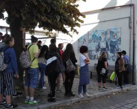 TREGLIO: STUDENTI DA SPAGNA, FRANCIA E REPUBBLICA CECA PER VISITARE IL BORGO DEGLI AFFRESCHI
