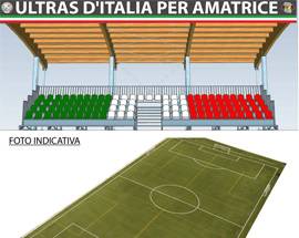 TERREMOTO: CUORE ULTRAS, RACCOLTI 161 MILA EURO PER COSTRUIRE DUE CAMPI E UNA TRIBUNA AD AMATRICE
