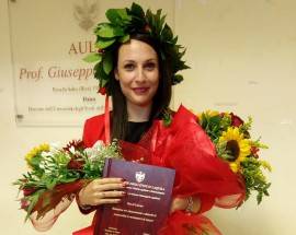 L’AQUILA: AUGURI ALLA NEO DOTTORESSA VALENTINA DI FONZO