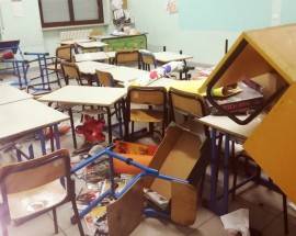 LANCIANO: VANDALI METTONO A SOQQUADRO SCUOLA ELEMENTARE DI MARCIANESE
