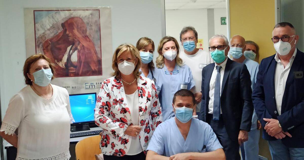 ASSESSORE VERI’ VISITA PRONTO SOCCORSO DEL POLICLINICO DI CHIETI