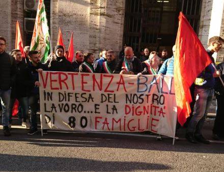 VERTENZA BALL: SINDACATI, ”ANCORA NEBBIA SU FUTURO EX DIPENDENTI”