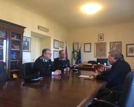 SICUREZZA: AD ATESSA BORRELLI INCONTRA VERTICI PROVINCIALI CARABINIERI