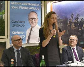 AMMINISTRATIVE: A FRANCAVILLA CENA CON LA VEZZALI PER DI RENZO