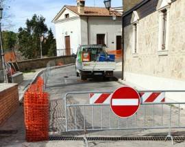 FOSSACESIA: INIZIATI I LAVORI PER LA MESSA IN SICUREZZA DI VIA BONAVIA