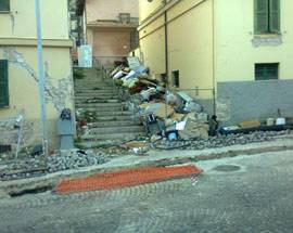 L’AQUILA: UDC, ”VIA FONTESECCO IN STATO DI TOTALE ABBANDONO”