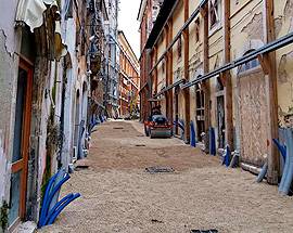 SOTTOSERVIZI L’AQUILA: CONCLUSE ALCUNE STRADE, ”CITTA’ E’ CABLATA”