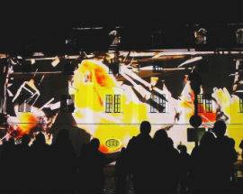 L’AQUILA: CORSO DI VIDEOMAPPING, IMMAGINI IN MOVIMENTO AL ”NOBELPERLAPACE”