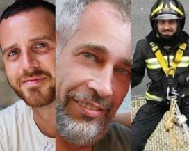 L’AQUILA: SIRENE E CORTEO DELLA POLIZIA PER I TRE VIGILI DEL FUOCO MORTI AD ALESSANDRIA