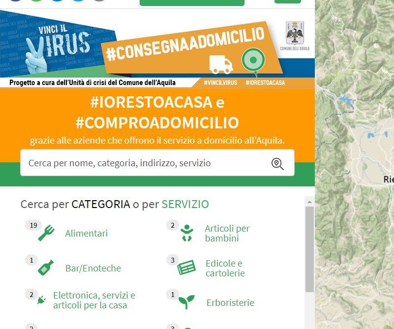 FASE 2: SITO VINCILVIRUS SI APRE AI CENTRI CRATERE SISMICO 2009