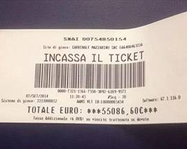 JACKPOT RECORD AL PUNTOSNAI DELL’AQUILA, IL TITOLARE ”E’ UN NOSTRO CLIENTE ABITUALE”