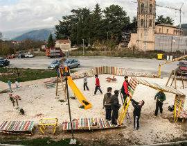 RICOSTRUZIONE: VIVIAMOLAQ PROTAGONISTA ALLA TRIENNALE DI MILANO