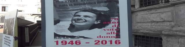 2 GIUGNO, A 70 ANNI DAL DIRITTO DI VOTO ANCORA POCHE DONNE IN POLITICA IN ABRUZZO
