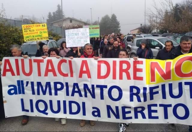 NERETO: TORNA AL COMITATO VIA IMPIANTO PER RIFIUTI LIQUIDI WASH