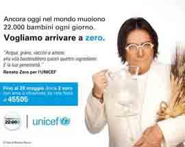 ”VOGLIAMO ZERO”, RENATO ZERO NUOVO TESTIMONIAL UNICEF