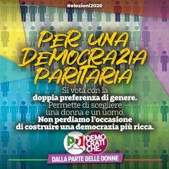 ELEZIONI 2020, DEMOCRATICHE L’AQUILA:”VOTARE UNA DONNA PER RINASCIMENTO SOCIALE E POLITICO”