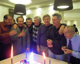 L’AQUILA: CENA AMARCORD TRA VECCHIE GLORIE ROSSOBLU’
