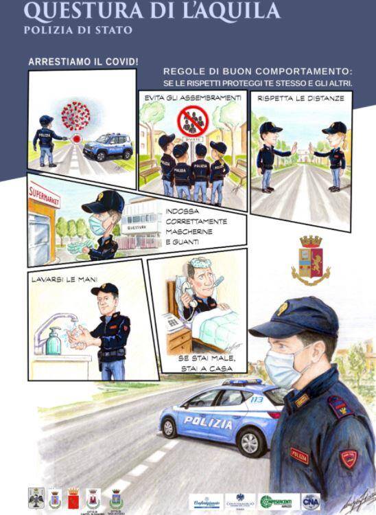 ARRESTIAMO IL COVID 19: AL VIA CAMPAGNA INFORMAZIONE QUESTURA NELLE SCUOLE