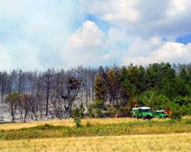 INCENDIO SAN GIACOMO: ECCO LE FOTO DA ”DENTRO”