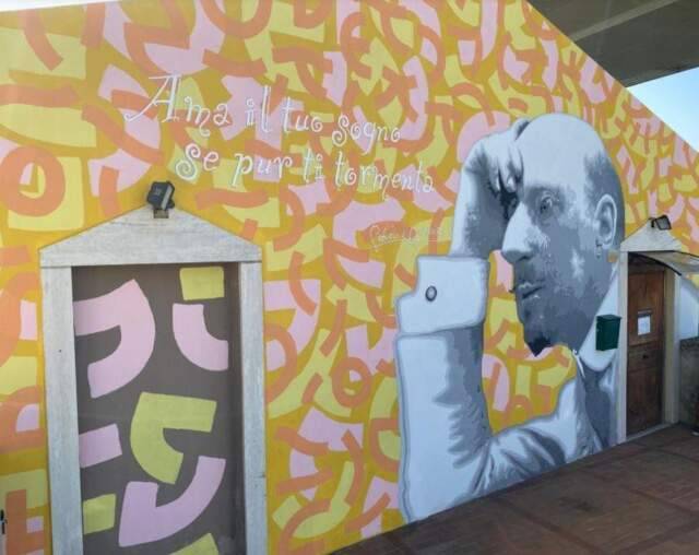 PESCARA: STREET ARTISTS RAOUL E ZOT19 RESTAURANO MURALES D’ANNUNZIO
