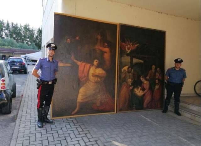 PENNE: RITROVATE OPERE D’ARTE RUBATE, DUE DENUNCIATI