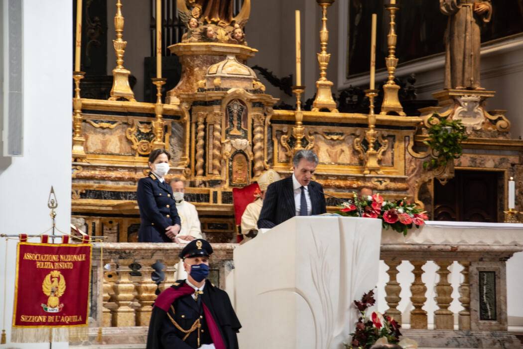 L’AQUILA, POLIZIA DI STATO RENDE OMAGGIO A SAN MICHELE ARCANGELO