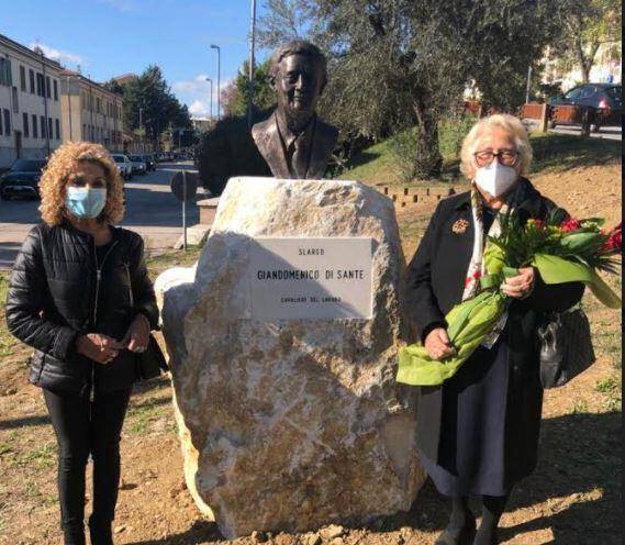 TERAMO: INTITOLATO SLARGO AL CAVALIER GIANDOMENICO DI SANTE SCOMPARSO QUATTRO ANNI FA